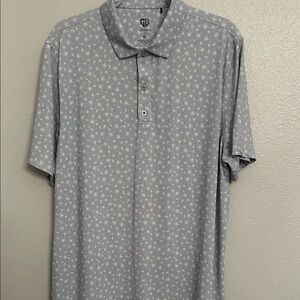 Men's Robert Graham Patterned Golf Shirt XL